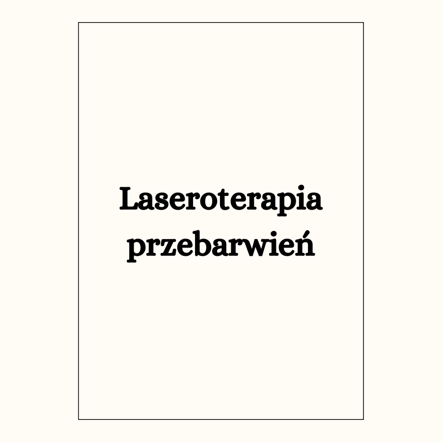 Laseroterapia przebarwień