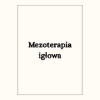 Mezoterapia igłowa