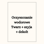 Oczyszczanie wodorowe twarz + szyja + dekolt 