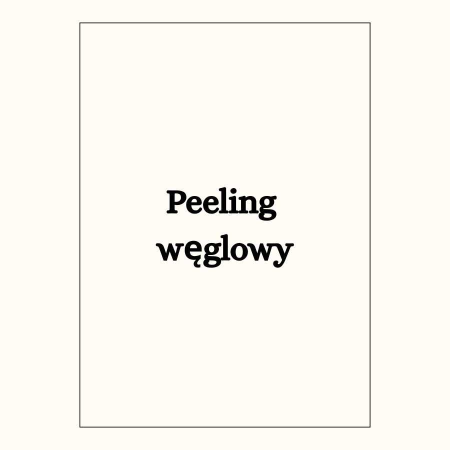 Peeling węglowy